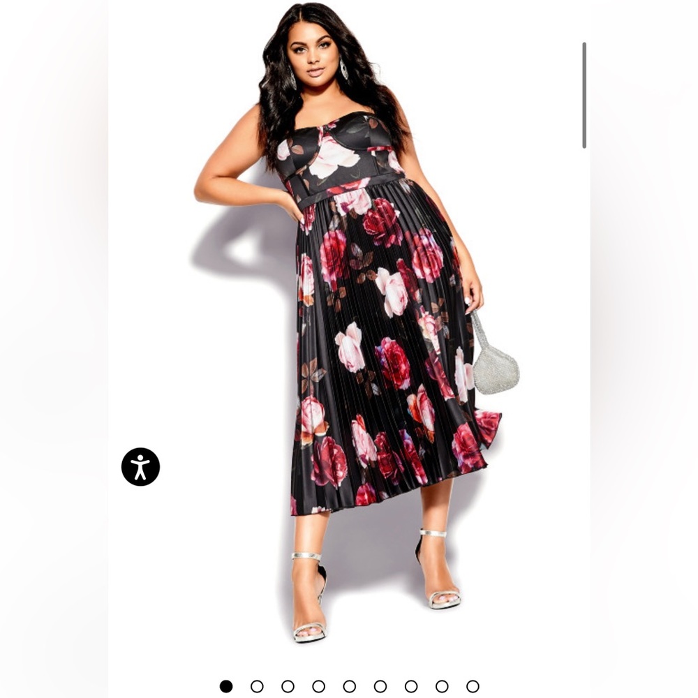 City Chic Rich Bloom Dress